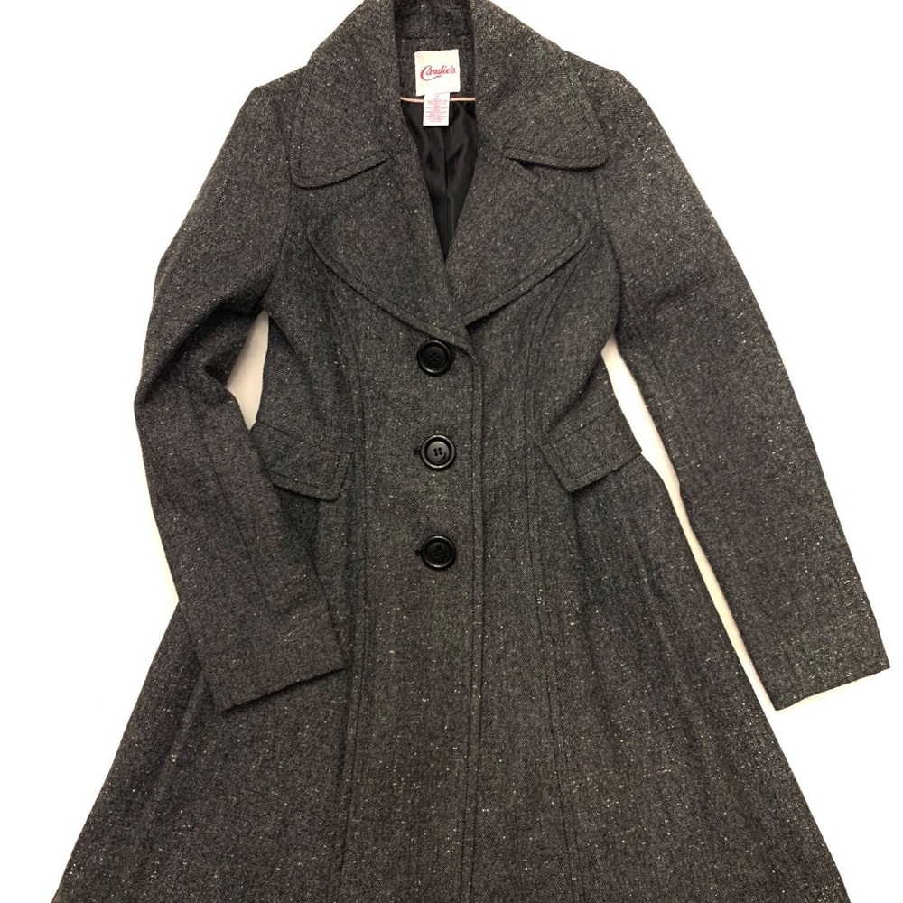 Candies Gray wool pea-coat